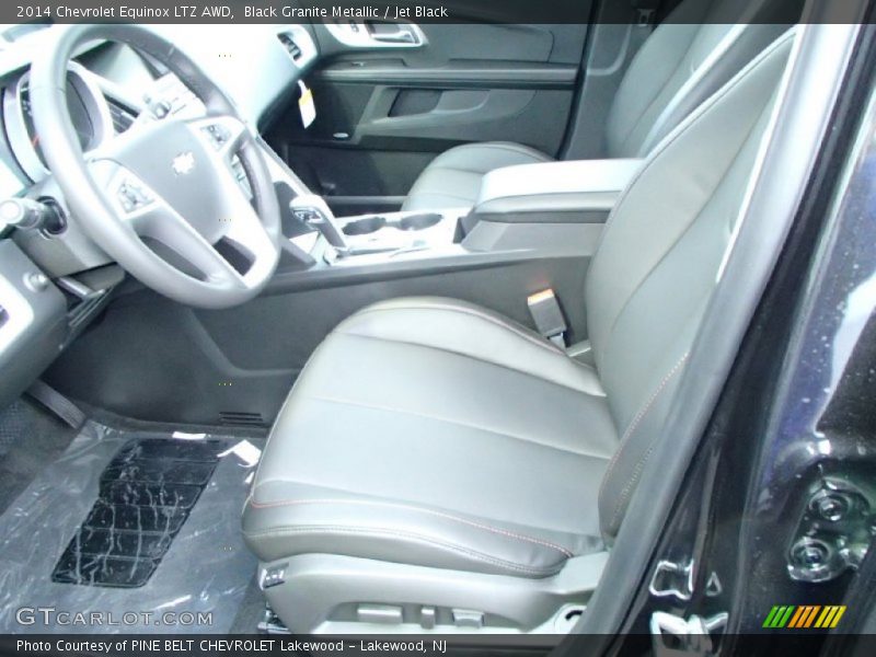Black Granite Metallic / Jet Black 2014 Chevrolet Equinox LTZ AWD
