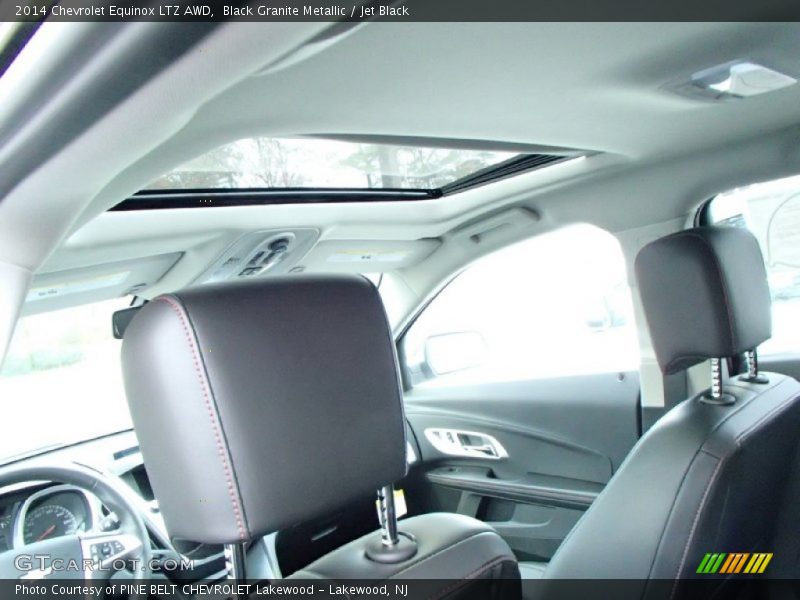 Black Granite Metallic / Jet Black 2014 Chevrolet Equinox LTZ AWD