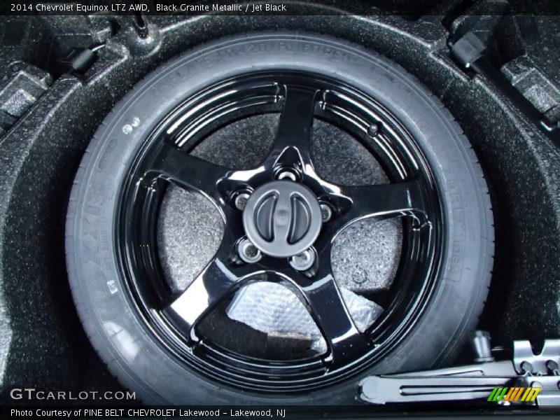 Black Granite Metallic / Jet Black 2014 Chevrolet Equinox LTZ AWD