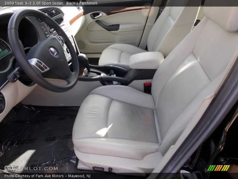 Black / Parchment 2009 Saab 9-3 2.0T Sport Sedan