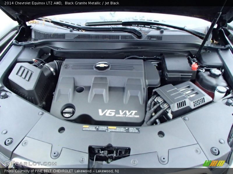 Black Granite Metallic / Jet Black 2014 Chevrolet Equinox LTZ AWD