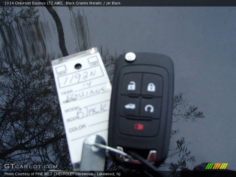 Black Granite Metallic / Jet Black 2014 Chevrolet Equinox LTZ AWD