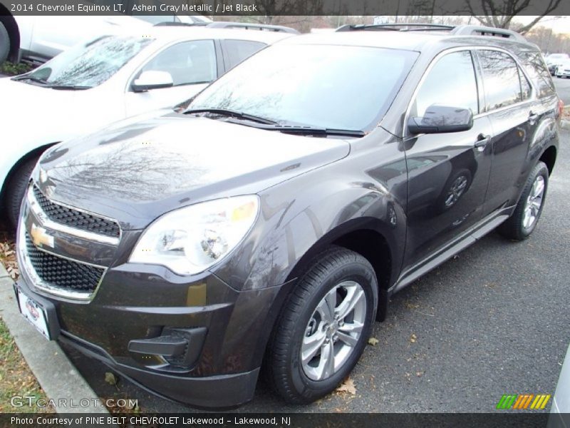 Ashen Gray Metallic / Jet Black 2014 Chevrolet Equinox LT