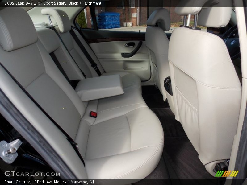 Black / Parchment 2009 Saab 9-3 2.0T Sport Sedan