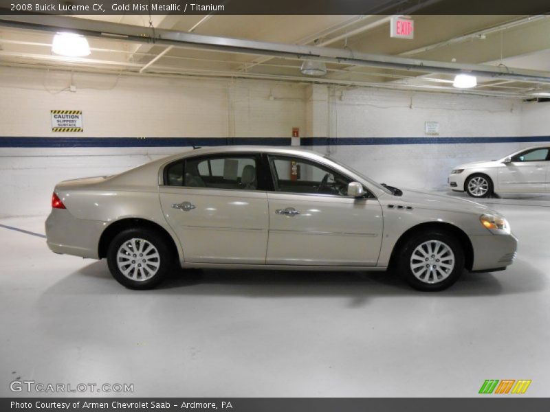 Gold Mist Metallic / Titanium 2008 Buick Lucerne CX