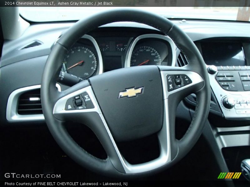 Ashen Gray Metallic / Jet Black 2014 Chevrolet Equinox LT