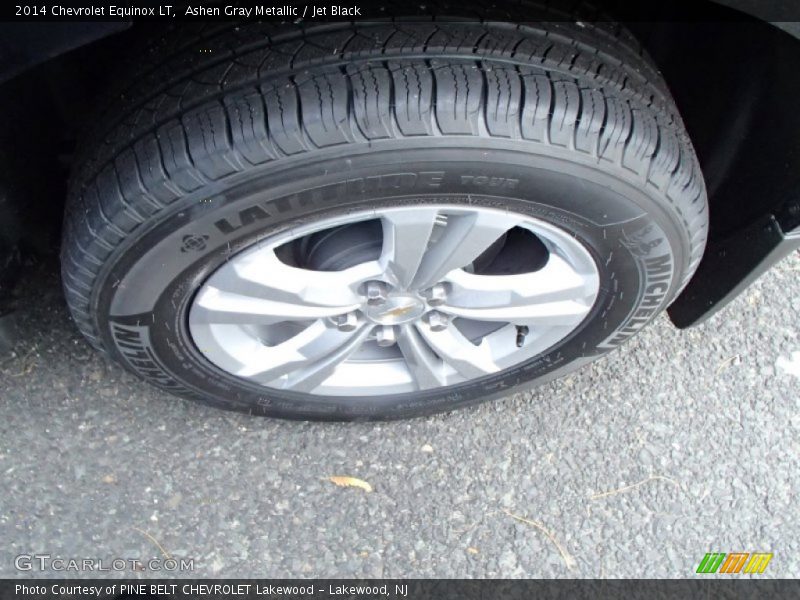 Ashen Gray Metallic / Jet Black 2014 Chevrolet Equinox LT