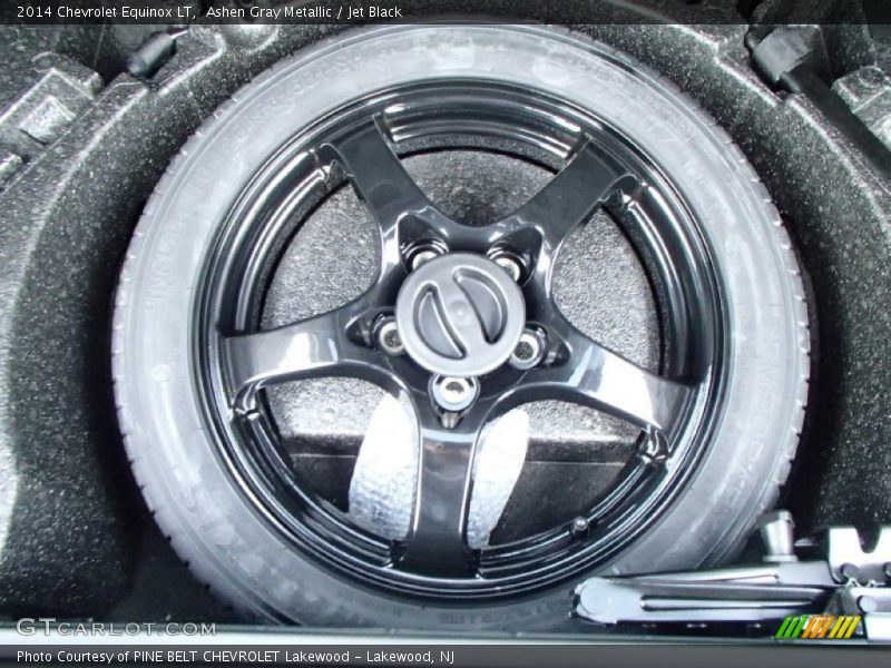 Ashen Gray Metallic / Jet Black 2014 Chevrolet Equinox LT