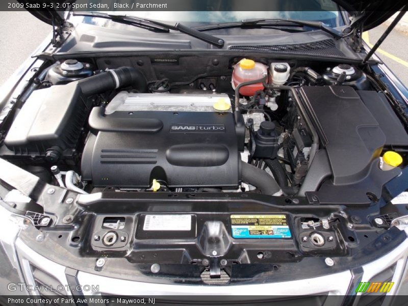 Black / Parchment 2009 Saab 9-3 2.0T Sport Sedan