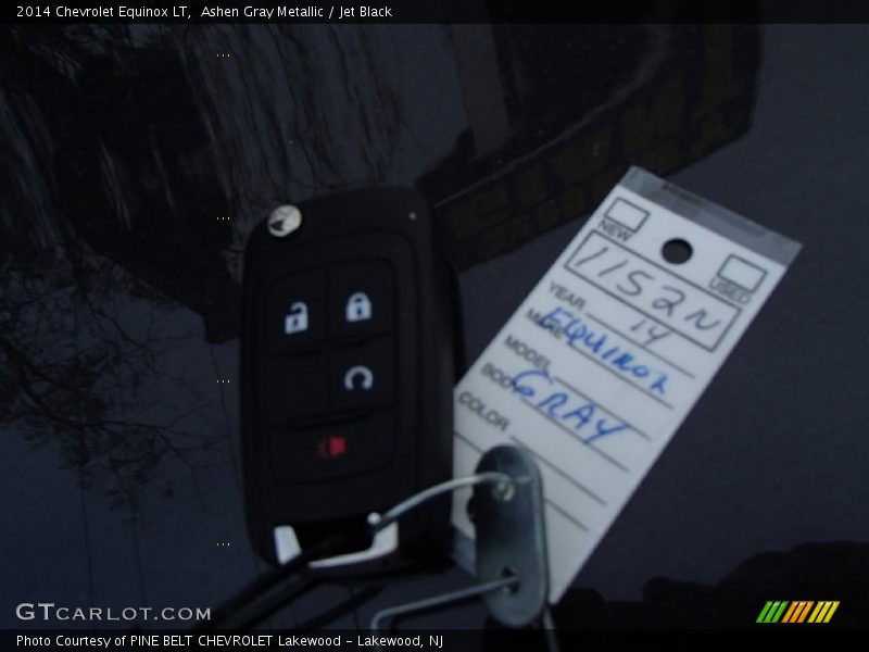 Ashen Gray Metallic / Jet Black 2014 Chevrolet Equinox LT