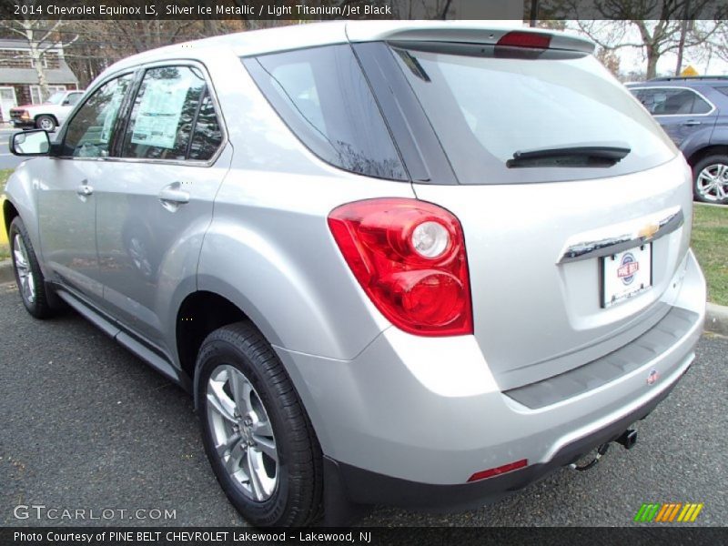 Silver Ice Metallic / Light Titanium/Jet Black 2014 Chevrolet Equinox LS