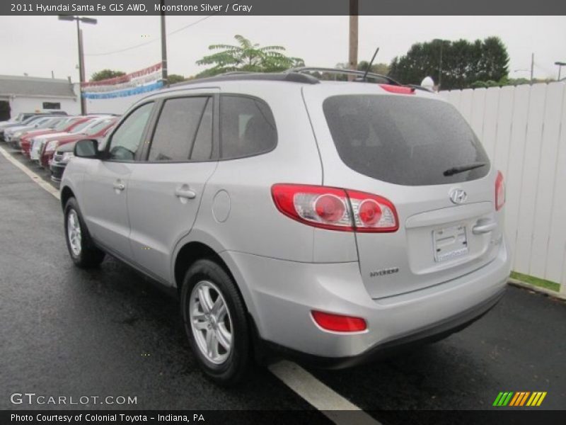Moonstone Silver / Gray 2011 Hyundai Santa Fe GLS AWD