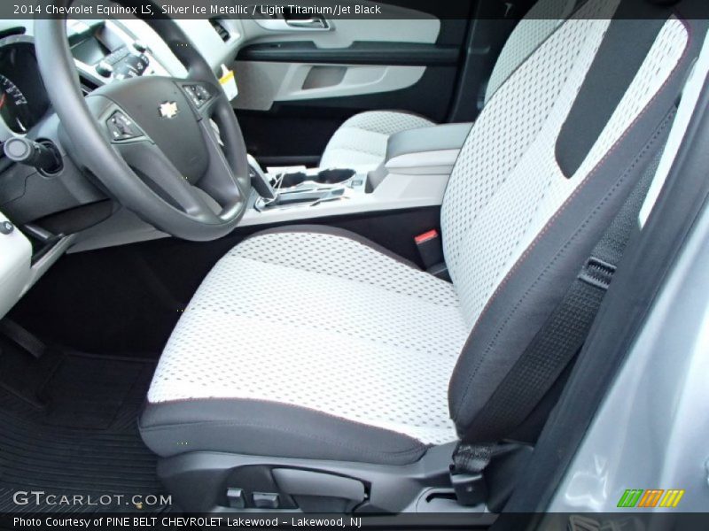 Silver Ice Metallic / Light Titanium/Jet Black 2014 Chevrolet Equinox LS