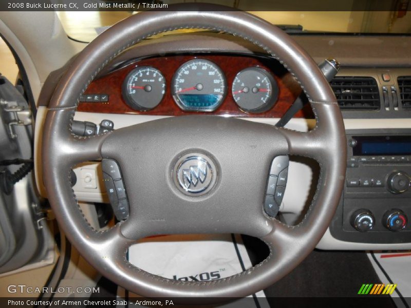 Gold Mist Metallic / Titanium 2008 Buick Lucerne CX