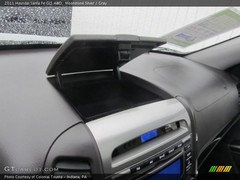 Moonstone Silver / Gray 2011 Hyundai Santa Fe GLS AWD