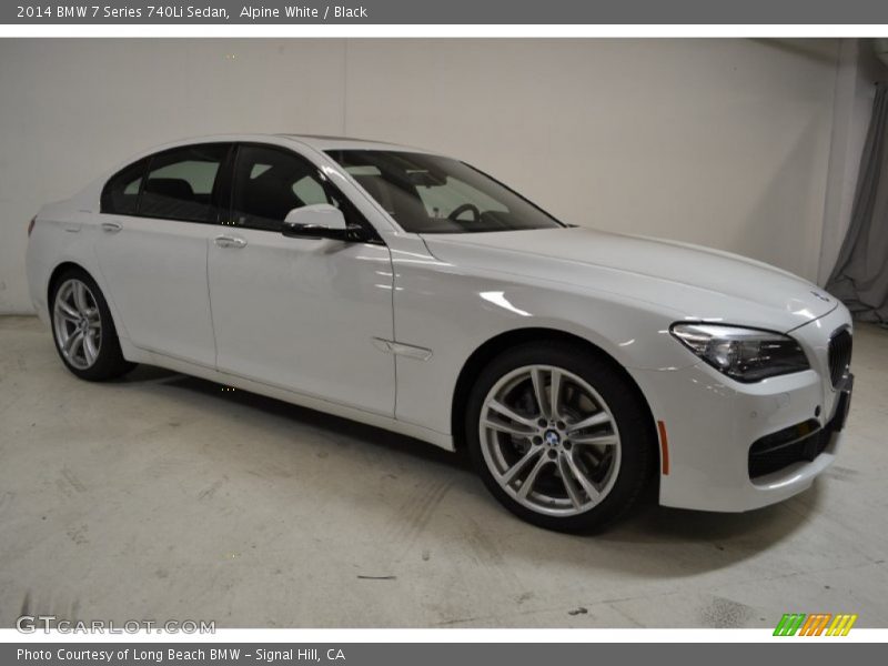 Alpine White / Black 2014 BMW 7 Series 740Li Sedan