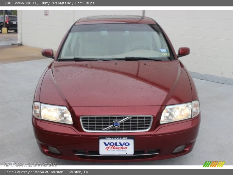Ruby Red Metallic / Light Taupe 2005 Volvo S80 T6