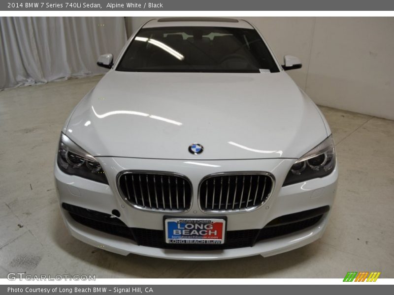 Alpine White / Black 2014 BMW 7 Series 740Li Sedan