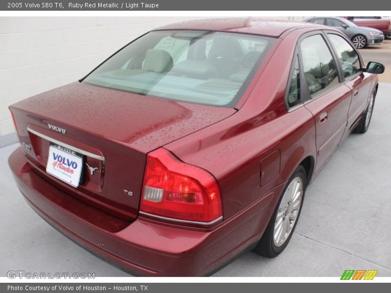 Ruby Red Metallic / Light Taupe 2005 Volvo S80 T6