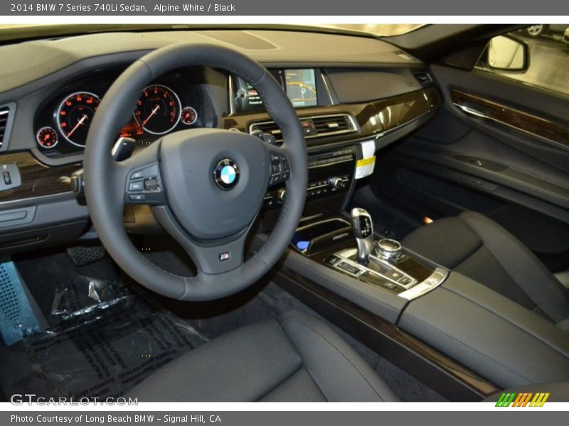 Black Interior - 2014 7 Series 740Li Sedan 