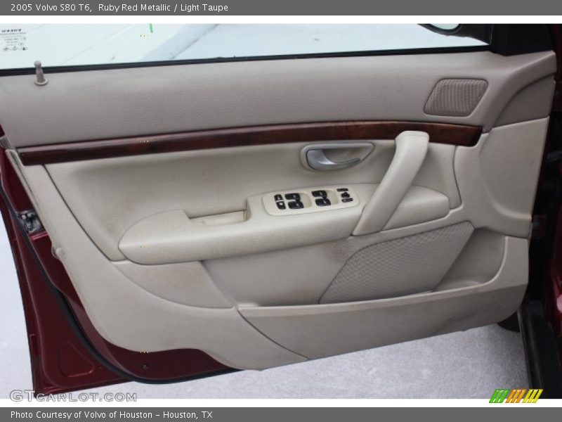 Ruby Red Metallic / Light Taupe 2005 Volvo S80 T6