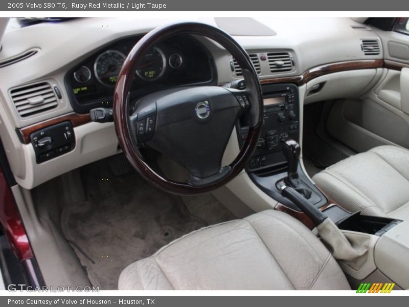 Ruby Red Metallic / Light Taupe 2005 Volvo S80 T6