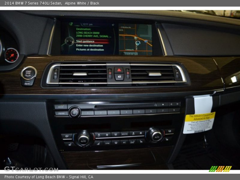 Controls of 2014 7 Series 740Li Sedan
