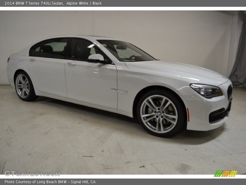 Alpine White / Black 2014 BMW 7 Series 740Li Sedan