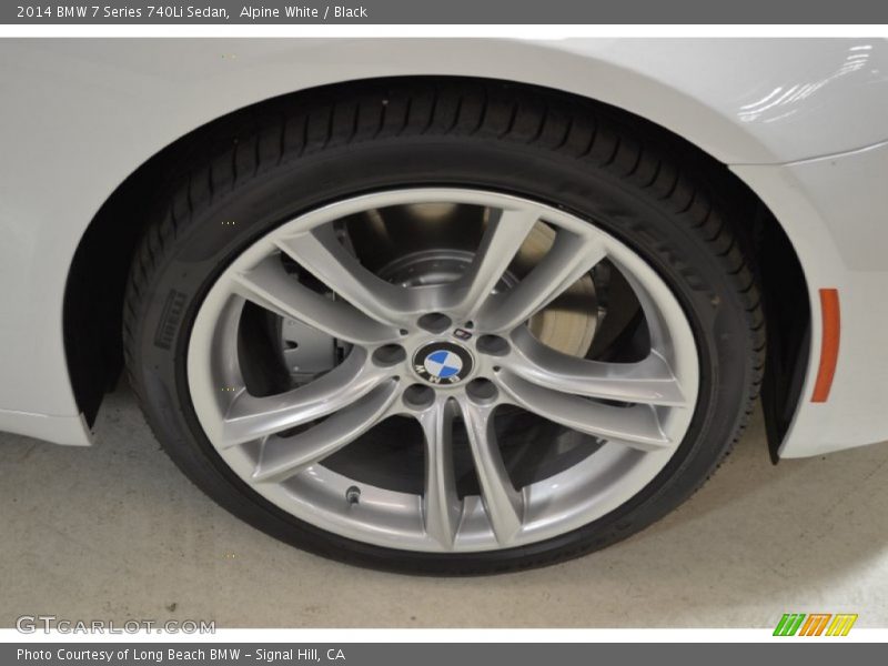 Alpine White / Black 2014 BMW 7 Series 740Li Sedan