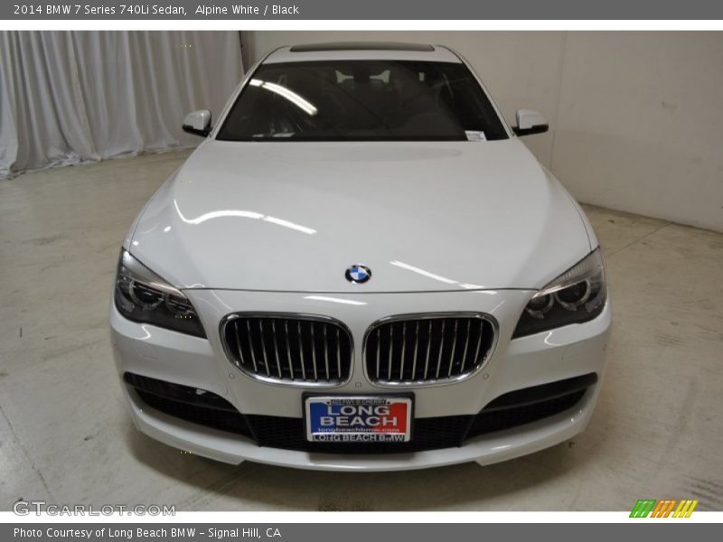 Alpine White / Black 2014 BMW 7 Series 740Li Sedan