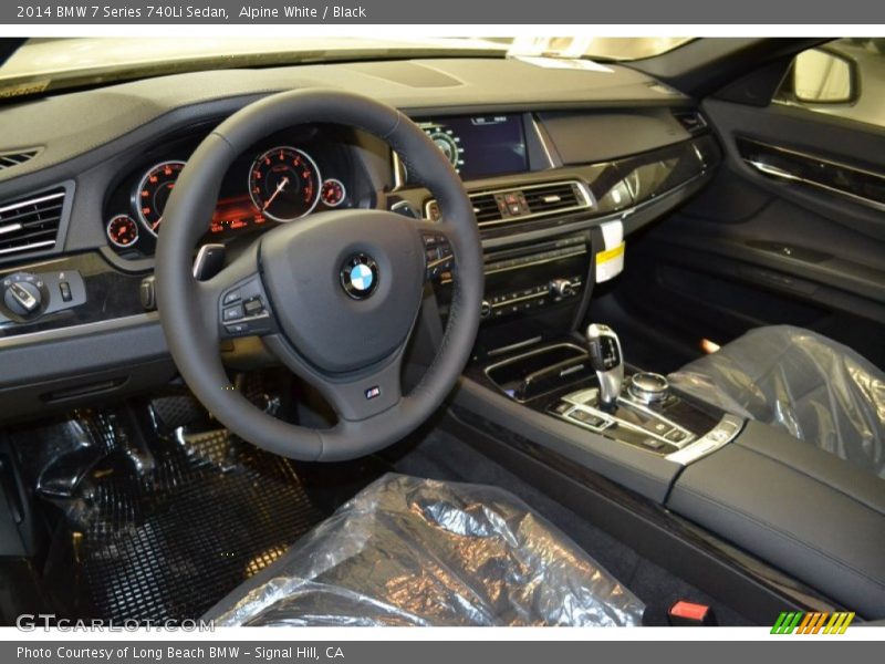 Alpine White / Black 2014 BMW 7 Series 740Li Sedan