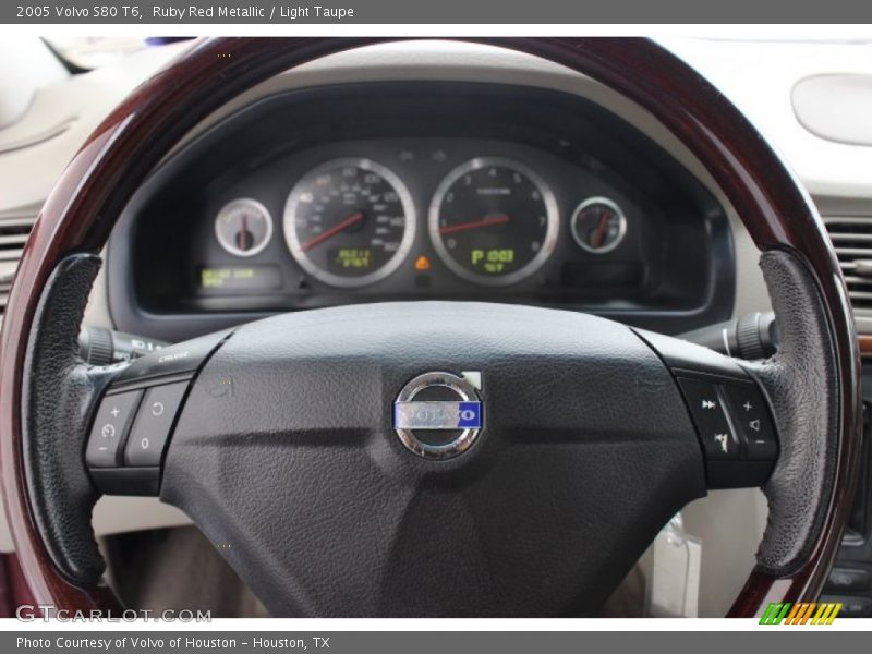 Ruby Red Metallic / Light Taupe 2005 Volvo S80 T6
