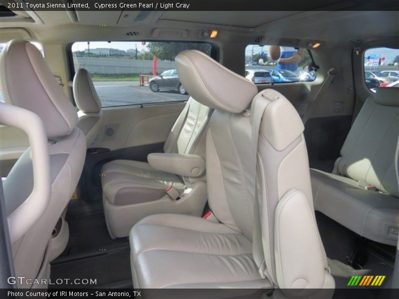 Cypress Green Pearl / Light Gray 2011 Toyota Sienna Limited