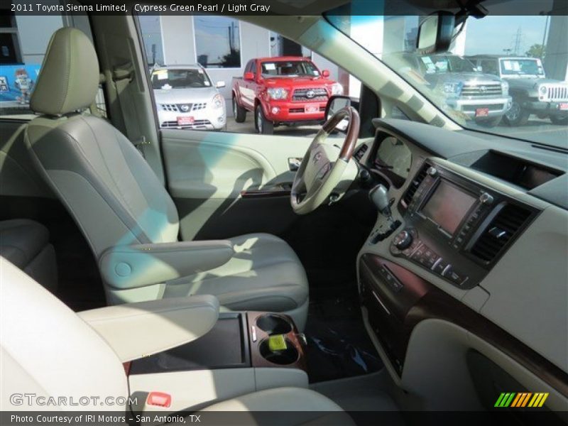 Cypress Green Pearl / Light Gray 2011 Toyota Sienna Limited