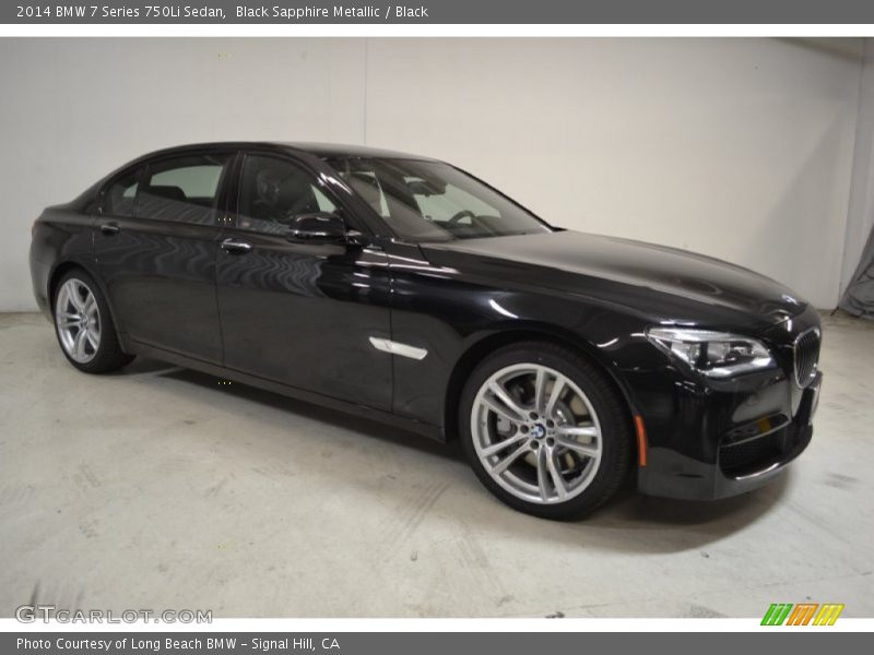 Front 3/4 View of 2014 7 Series 750Li Sedan