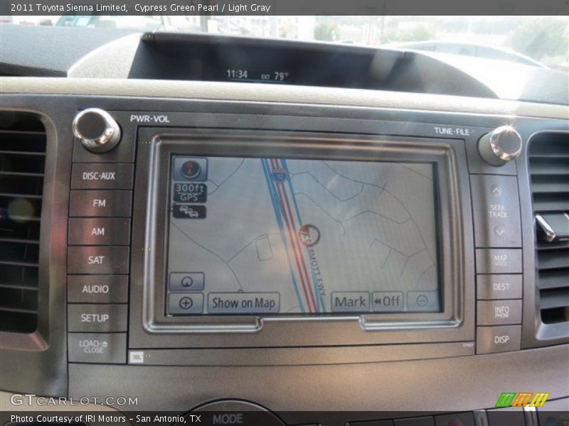 Cypress Green Pearl / Light Gray 2011 Toyota Sienna Limited