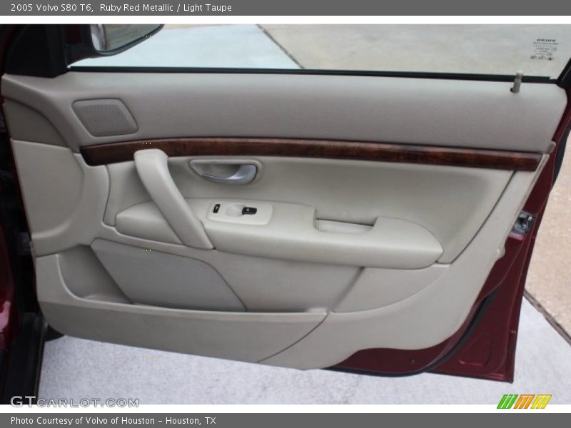 Ruby Red Metallic / Light Taupe 2005 Volvo S80 T6