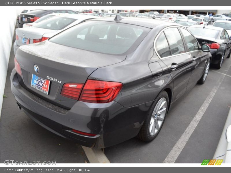 Dark Graphite Metallic / Black 2014 BMW 5 Series 535d Sedan