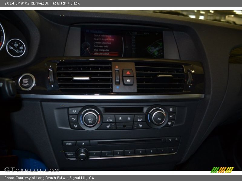 Jet Black / Black 2014 BMW X3 xDrive28i