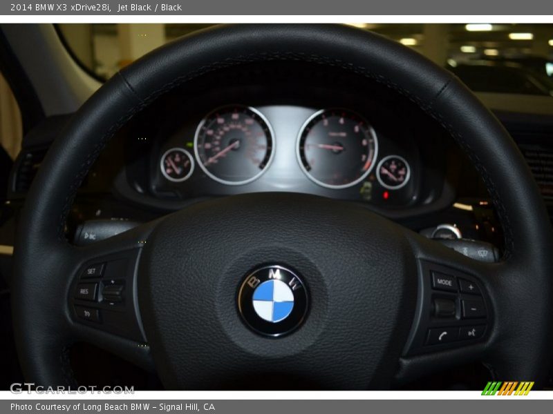 Jet Black / Black 2014 BMW X3 xDrive28i