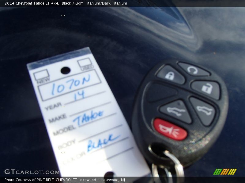 Black / Light Titanium/Dark Titanium 2014 Chevrolet Tahoe LT 4x4
