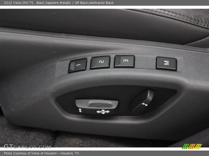 Black Sapphire Metallic / Off Black/Anthracite Black 2012 Volvo S60 T5