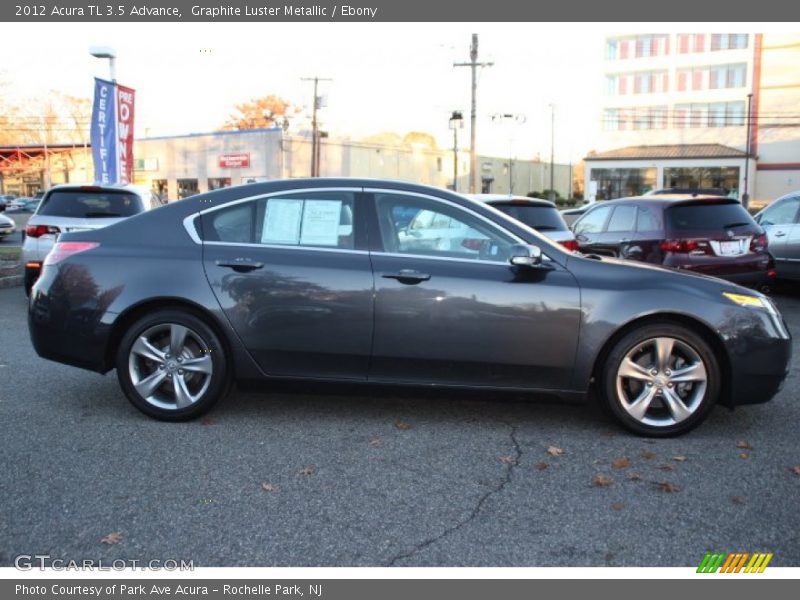 Graphite Luster Metallic / Ebony 2012 Acura TL 3.5 Advance