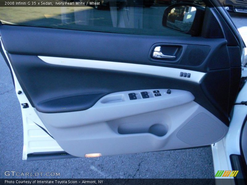 Ivory Pearl White / Wheat 2008 Infiniti G 35 x Sedan