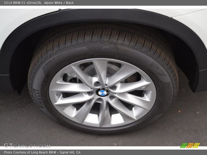 Alpine White / Black 2014 BMW X3 xDrive28i