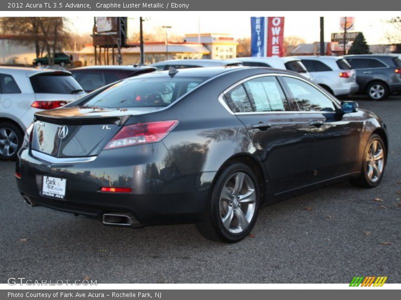 Graphite Luster Metallic / Ebony 2012 Acura TL 3.5 Advance
