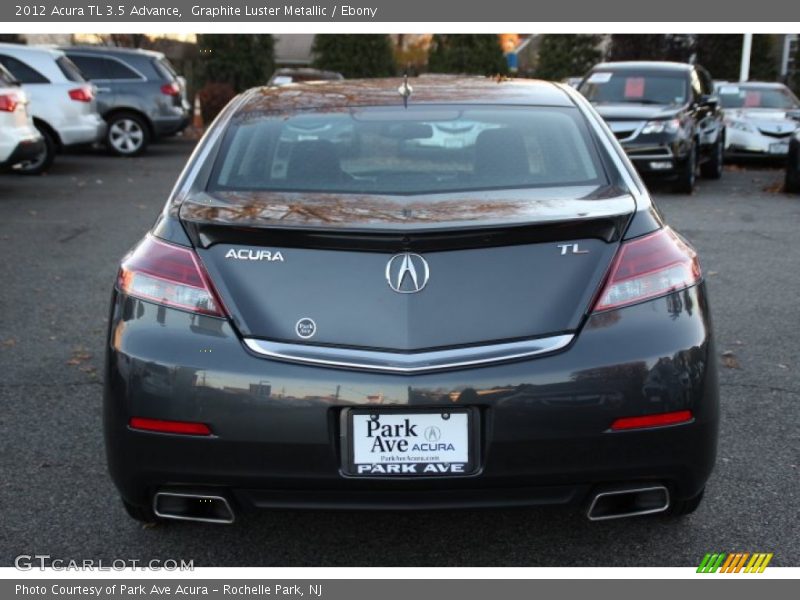 Graphite Luster Metallic / Ebony 2012 Acura TL 3.5 Advance
