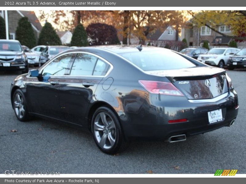 Graphite Luster Metallic / Ebony 2012 Acura TL 3.5 Advance