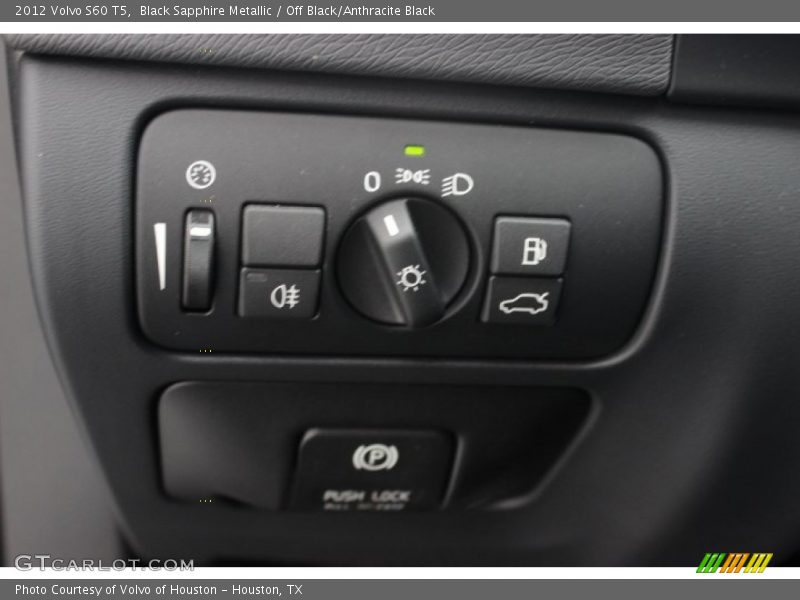 Black Sapphire Metallic / Off Black/Anthracite Black 2012 Volvo S60 T5