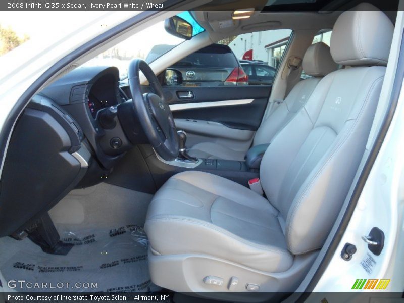 Ivory Pearl White / Wheat 2008 Infiniti G 35 x Sedan